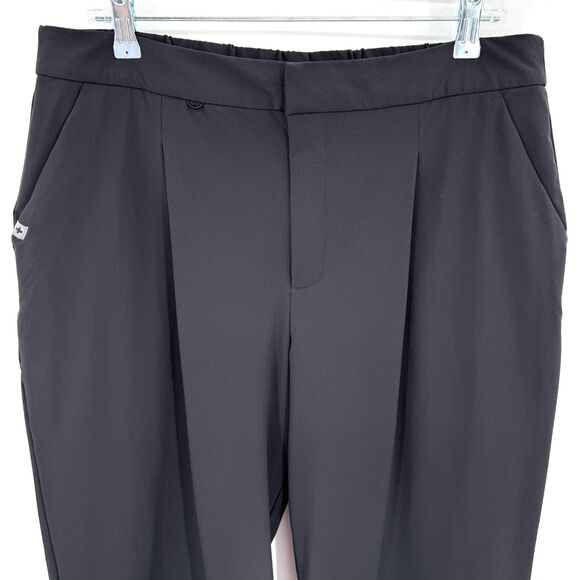 FIGS PRO Black High Waisted Wide Leg Trouser Scrubs Pants Size XLP XL Petite - Picture 3 of 7